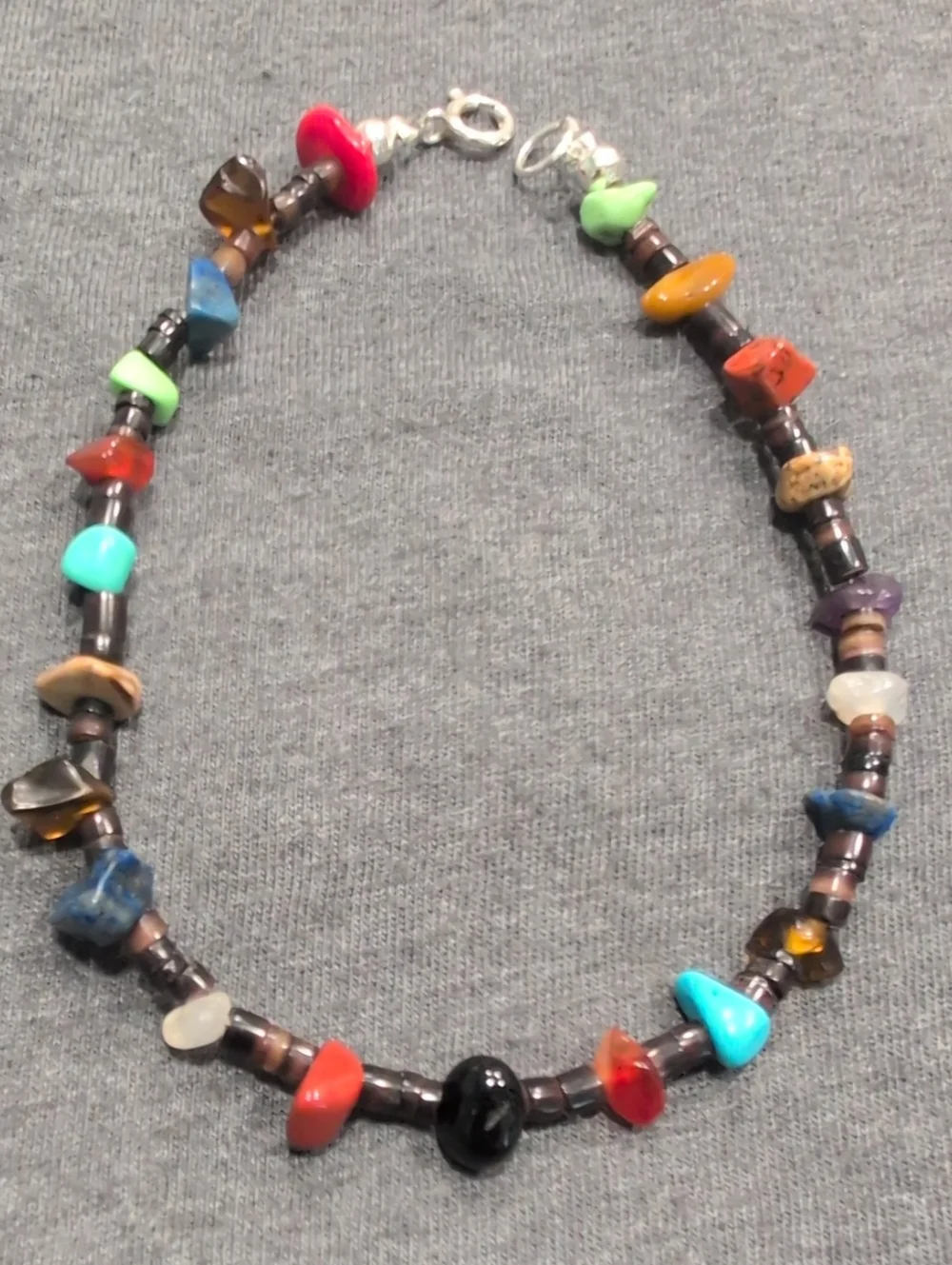 Multi-Color Beaded Women’s Ankle Bracelet